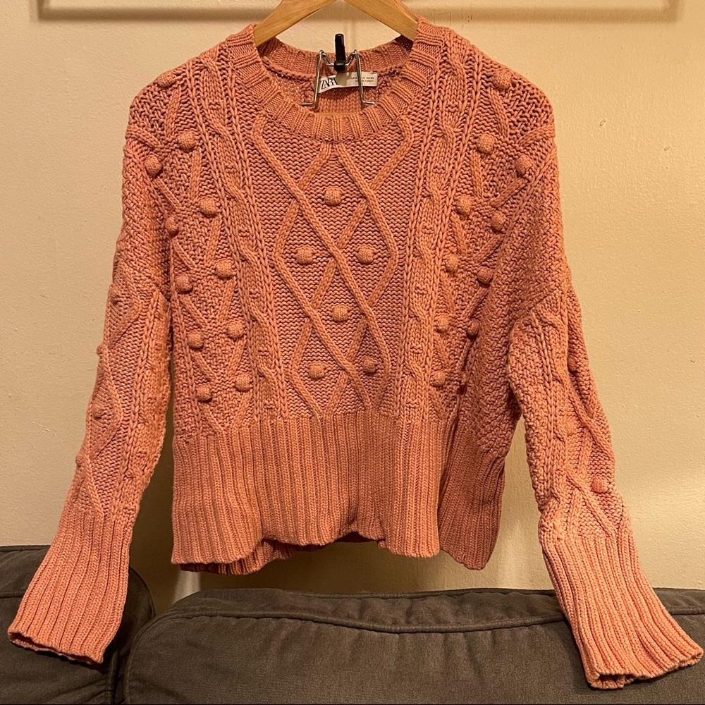 Zara Pink Sweater.